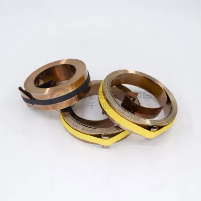 Qianye Custom Stainless Steel Flat Coil Spiral Tension Power Spring