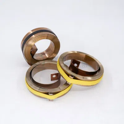 Qianye Custom Stainless Steel Flat Coil Spiral Tension Power Spring