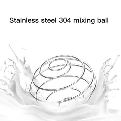Hongsheng Custom Stainless Steel 304 Wire Metal Coil Spring Shaker Ball Mixing Bottle Cup