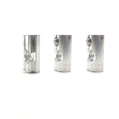 Solar Hook Fittings Aluminum High Quality T-Type Spring Nut Witn Spring Ball
