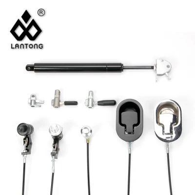 Lockable Gas Spring with Various Buttons