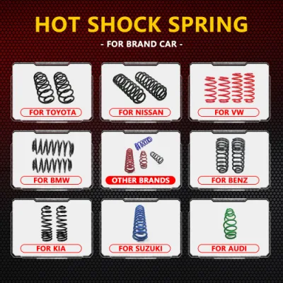 Front Coil Spring 2123-2902712 for Automobiles with High Oil Temper Steel Wire