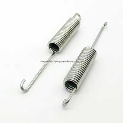 Custom High Precision Auto Steel Double Hook Extension Spring