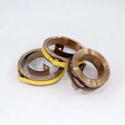 Qianye Custom Stainless Steel Flat Coil Spiral Tension Power Spring
