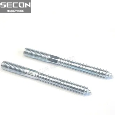 Made in China High Quality Zinc Plated Hanger Bolt Screw Factory Metric Thread Screw Machine Thread Wood Thread Self Tapping Screw Machine Screw