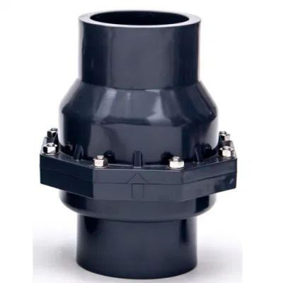 High Quality PVC Swing Check Valve UPVC Wafer Type Drain Check Valve Plastic Single Disc Check Valve UPVC Non Return Flap Valve