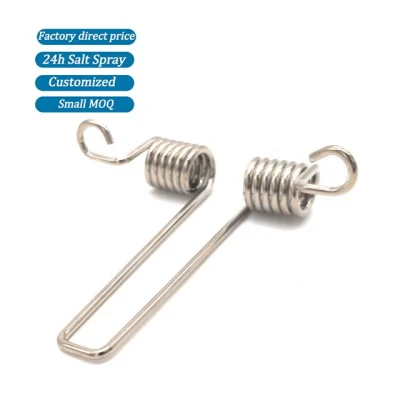 Hongsheng High Quality Custom Wholesale Baler Teeth Carbon Steel Stainless Steel Double Spiral Torsion Spring