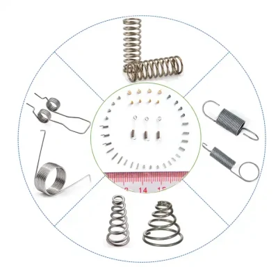 Custom Spring Door Latch Corn Torsion Tension Clip Miniature Extended Hook Extension Small Steel Coil Compression Spring