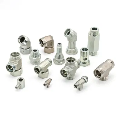 OEM CNC Machinery Metric Threaded Joint Rubber Hose Connecter Customizable Excavator Parts