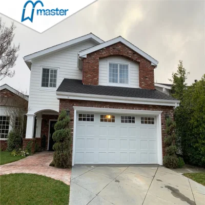 Motor Drive Carriage House Insulated Wooden Overhead Garage Doors