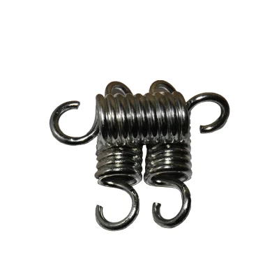High Quality Carbon Steel Custom Double Hooks Extension Pull Spring with Competitive Price