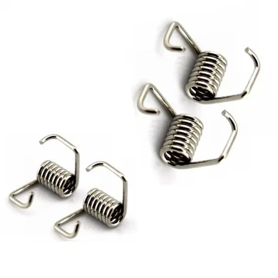 Factory Customized Double Torsion Spring Stainless Steel All Kinds of Lamp Clip Torsion Spring Rotating Small Coil Spring