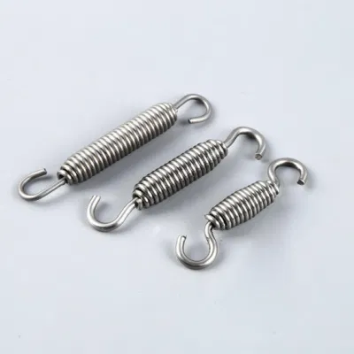 High Quality Metal Stainless Galvanize Tension Spiral Spring Double Hook Extension Spring