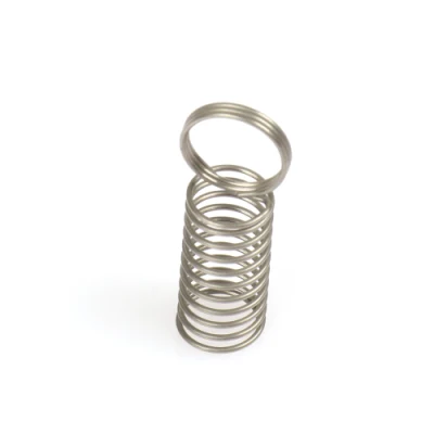 Custom Zinc Plated Carbon Steel Extension Spring with Single Pull