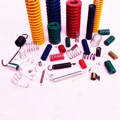 Car Suspension Spring Battery Car Jumping Bed Tension Shock Spring Cylindrical Spiral Suspension Black Compression Spring