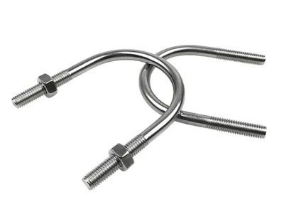 High Precision Stainless Steel 304 Fastener U Bolt Corse Stem with Nut Metric Size U Bolt
