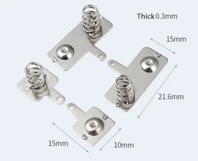 Factory Customized High Quality Metal Clip Electrical Contact AA Battery Spring