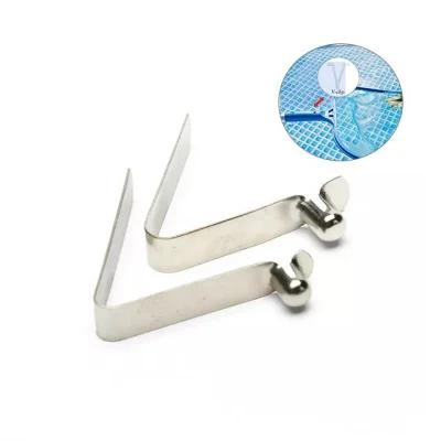 Custom Steel Spring Tent Tube Lock V Shaped Flat Push Button Clips Pins Stainless Steel V Shape Spring Clip