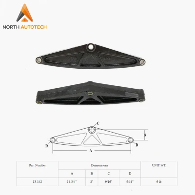 RV Trailer Suspension Parts Leaf Spring 13-142 Triangular Equalizer for RV Trailer Parts