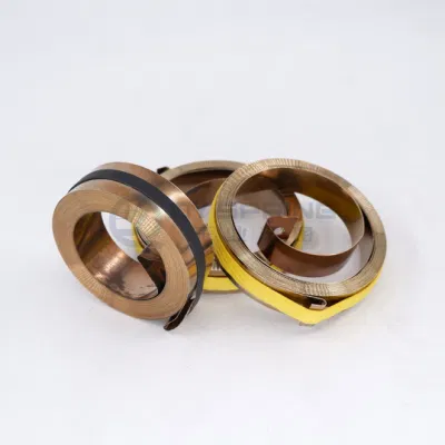 Qianye Custom Stainless Steel Flat Coil Spiral Tension Power Spring