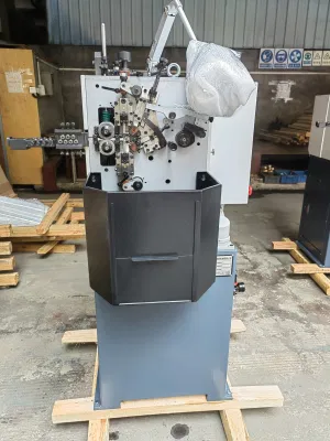 CNC Spring Coiling Machine with 2 Axis 0.15~0.8mm KCT-8C Stainless Steel Springs for Metric Extension Springs