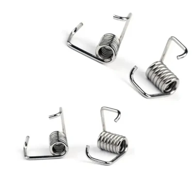 Factory Customized Double Torsion Spring Stainless Steel All Kinds of Lamp Clip Torsion Spring Rotating Small Coil Spring