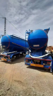 Cimc New 28m3-60m3 3 Axle Bulk Cement Tanker Powder Cimc Trailers for Sale