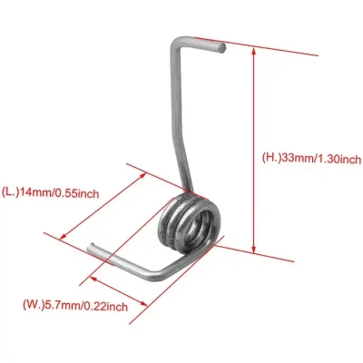 High Quality Stainless Steel Spring Precision Small Torsion Spring Coil Springs for Door Hinge
