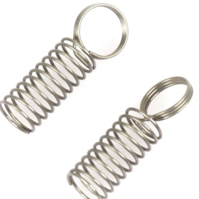 Custom Zinc Plated Carbon Steel Extension Spring with Single Pull