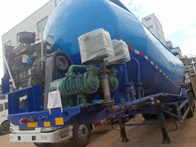 Cimc New 28m3-60m3 3 Axle Bulk Cement Tanker Powder Cimc Trailers for Sale