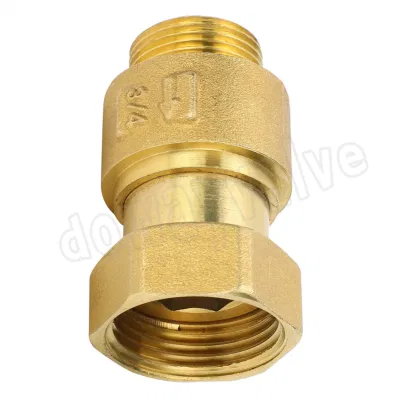 in-Line Check Valve Brass Spring Loaded Inline for Water Meter Us