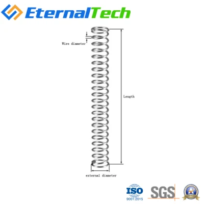 Custom Wholesale Stainless Steel Small Diameter Compression Ballpoint Pen Coil Springs