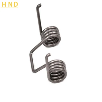 Stainless Steel Small Double Torsion Spring to Figure Custom Chinese Manufacturer High Precision Torsion Spring