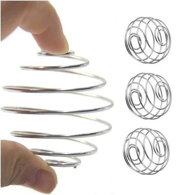 Hongsheng Customized Spiral Compression Spring Protein Powder Bottle 316 304 Stainless Steel Shaker Ball