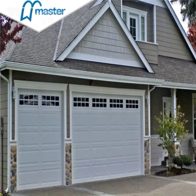 Motor Drive Carriage House Insulated Wooden Overhead Garage Doors