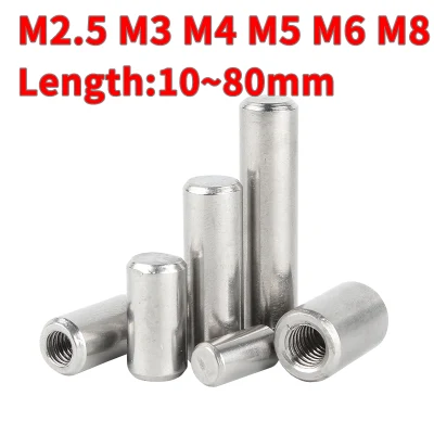 China Supplier SUS304 316 Round Studs Steel Zinc Plated Spring for Connecting Brass Dowel Pin