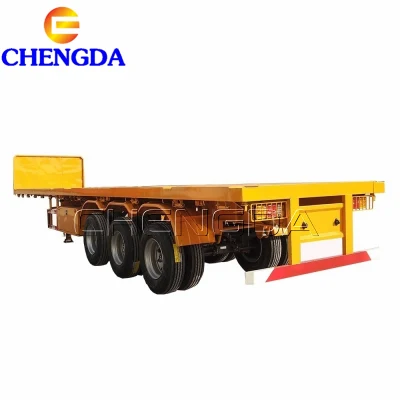 3 Axle Flat Bed Car Hauler Trailer for Sale