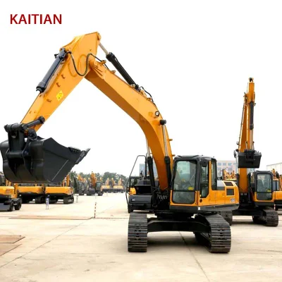 27 Ton Digger Excavators Xe270dk Hydraulic Excavator with Closed Cabin