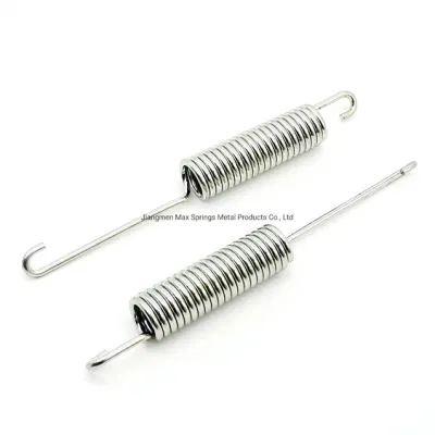 Custom High Precision Auto Steel Double Hook Extension Spring