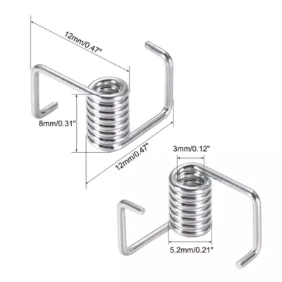 Custom Galvanized Stainless Steel 304 Timing Belts Locking Torsion Spring for 3D Printer Spring