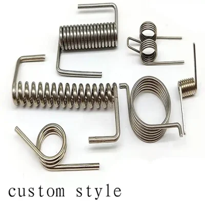 Factory Stainless Steel Wire Diameter Spring Furniture Torsion Spring Small Custom Hardware Double Torsion Spring