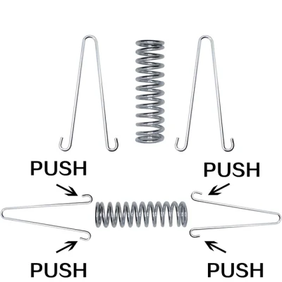 Hongsheng High Quality Custom Spring Steelstainless Steel Heavy-Duty Dog Leash Shock Absorbing Spring