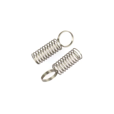 Custom Zinc Plated Carbon Steel Extension Spring with Single Pull