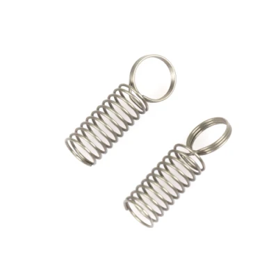 Custom Zinc Plated Carbon Steel Extension Spring with Single Pull