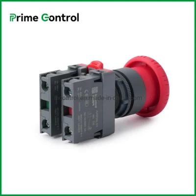 22mm Cutout Diameter 2 Positions Spring Return From Right and Left Rotary Button Switch