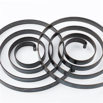 Electrophoresis Black Carbon Cteel Music Wire Flat Coil Clock Springs Torsion Spiral for Door Handle