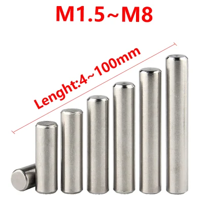China Supplier SUS304 316 Round Studs Steel Zinc Plated Spring for Connecting Brass Dowel Pin