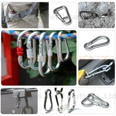 Ingks Factory Wholesale Stainless Steel Knife Type Spring Snap Hook