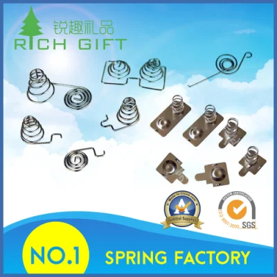 Custom Powerful Steel Single LED Torsion Spring Downlight Light Heavy Duty Music Wire Square Fixture Clip Wire Small Lighting V-Shaped Coil Auto Seat Spring
