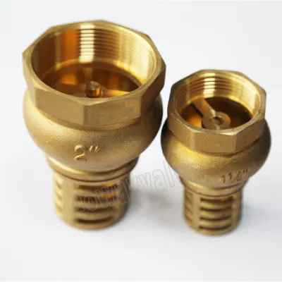 High Quality 200 Wog Check Valve Brass Foot Valve